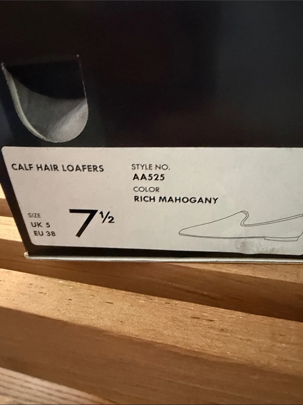 NIB J. Crew Leopard Print Calf Hair D’Orsay Flat Loafers Size 7.5M